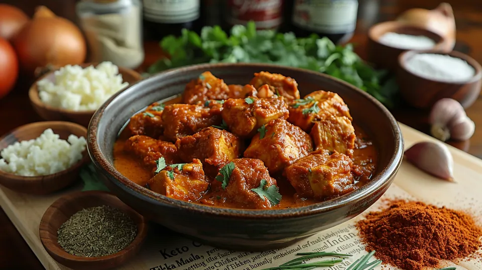 Keto Chicken Tikka Masala: A Low-Carb Indian Delight