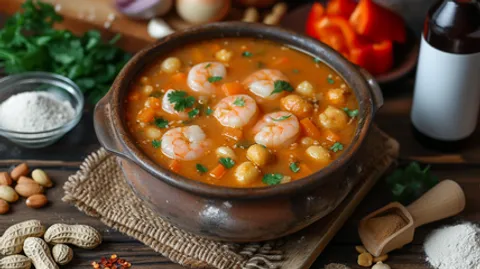 Keto Brazilian Pumpkin Shrimp Soup: A Creamy Delicacy