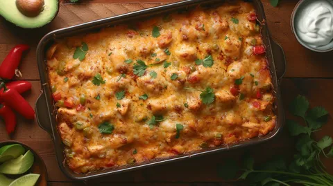 Keto Mexican Chicken Casserole: A Delectable Low-Carb Dinner