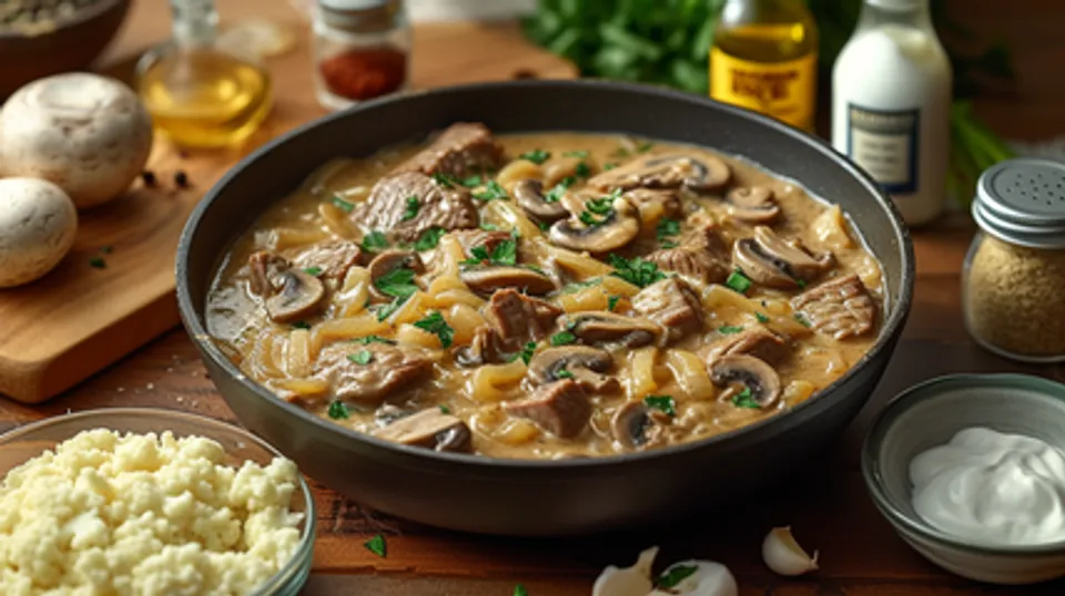 Keto Brazilian Beef Stroganoff: A Comforting Culinary Creation